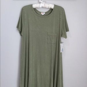 XL stone wash green Carly dress